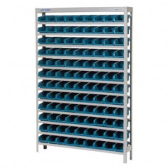 Estante met�lica com 108 gavetas n� 3 azul - EP108/3A