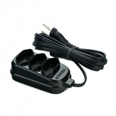 Extensão elétrica 3 metros 3 tomadas 2 x 0,75 mm 10A bipolar Extensão elétrica 3 metros 3 tomadas 2 x 0,75 mm 10A bipolar