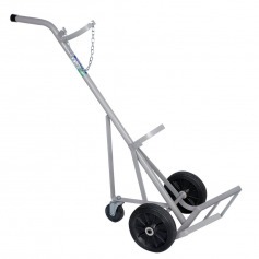 Carro para transporte de oxig�nio com apoio capacidade 01 cilindro