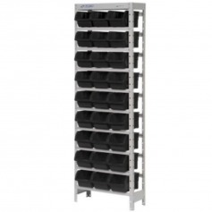Estante met�lica com 27 gavetas n� 5 preta - EF27/5P