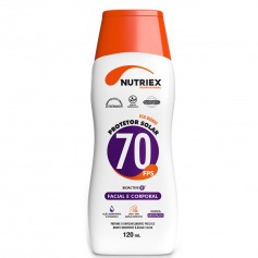 Protetor solar facial e corporal 120 ml FPS 70 - 64790