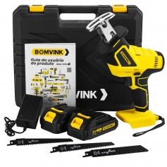 Serra de poda a bateria 21V com 2 baterias - BOM-9702