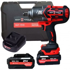 Chave de impacto a bateria 21V 4Ah 3/4