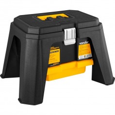 Banqueta para mec�nico com compartimento para ferramentas