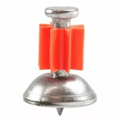 Pino com arruela c�nica para fixa��o � p�lvora a��o indireta 7,6 X 28 mm com 100 pe�as - PACX1428