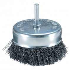 Escova de a�o tipo copo arame ondulado 3.1/8