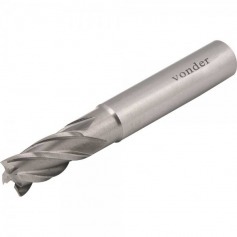 Fresa de topo em a�o r�pido com 4 cortes DIN 844A 16mm