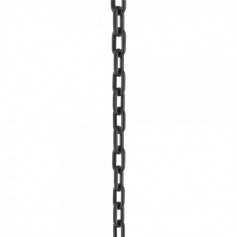 Corrente pl�stica para sinaliza��o 8 mm 10 m  preta