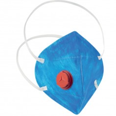 M�scara contra poeiras e n�voas com v�lvula PFF1 - Pro Safety