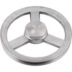 Polia de alum�nio 1 canal perfil A 160 mm sem furo