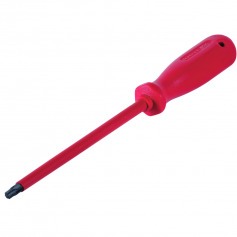 Chave hexalobular isolada T6 x 100 mm com cabo - 163 BTX NR