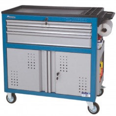 Carrinho para ferramentas fechado com 3 gavetas - CR-58