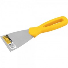 Espátula de aço inox 60 mm com cabo de plástico Espátula de aço inox 60 mm com cabo de plástico