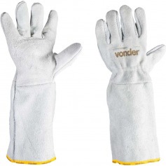 Luva de raspa petroleira com refor�o