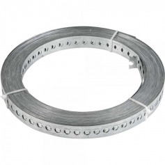 Fita de a�o carbono perfurada 19mm x 0,4mm x 30m