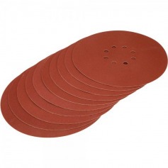 Disco de lixa com costado em pluma 225 mm gr�o 220 com 10 pe�as