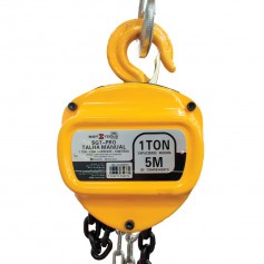 Talha manual 1 tonelada com corrente de 5 metros - SGT-PRO Talha manual 1 tonelada com corrente de 5 metros - SGT-PRO