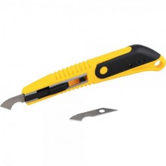 Estilete para acr�lico 11,4 mm com 2 l�minas tipo gancho