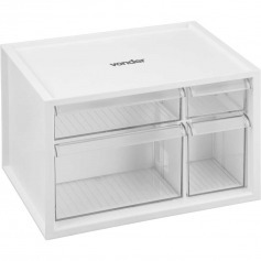 Organizador plástico com 4 gavetas - OPV 0234 Organizador plástico com 4 gavetas - OPV 0234