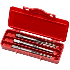 Jogo de macho manual de a�o r�pido 12 x 1,75 mm 3 pe�as - E100M12NO8