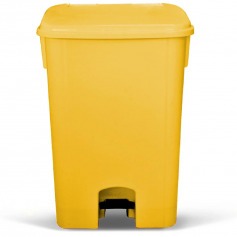 Cesto coletor de lixo com pedal 100L com rodas - CP11AM