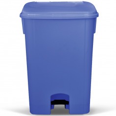 Cesto coletor de lixo com pedal 100L com rodas - CP11AZ