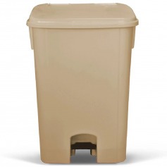 Cesto coletor de lixo com pedal 100L com rodas - CP11BG