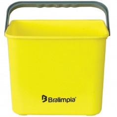 Balde pl�stico 4 litros com al�a amarelo - BA04AM