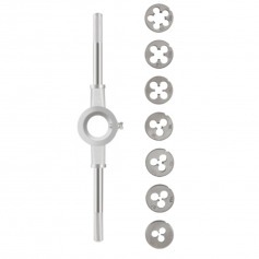 Jogo de tarraxa M3 a M12 com 8 pe�as - BOM-3230