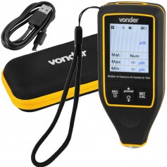 Medidor de espessura de camada de tinta a bateria