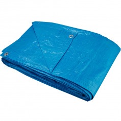Lona de polietileno 7 x 6 m 100 micra azul