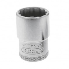 Soquete estriado 12 mm encaixe 1/2
