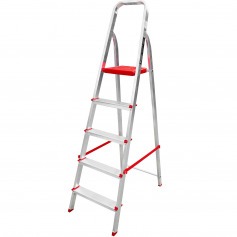 Escada de alum�nio 5 degraus residencial - ESC0064