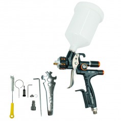 Pistola de pintura HVLP tipo gravidade com bico 1.4 mm - SGT-3820 Pistola de pintura HVLP tipo gravidade com bico 1.4 mm - SGT-3820