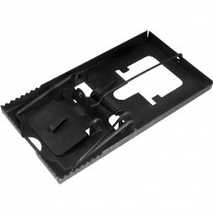 Ratoeira grande 160 mm x 88 mm em a�o oxidado preto