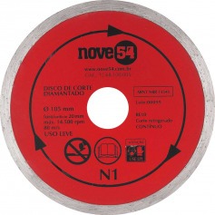 Disco diamantado liso 105 mm