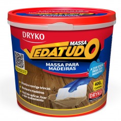 Massa para madeira reparo e calafeta��o 400 g - Vedatudo