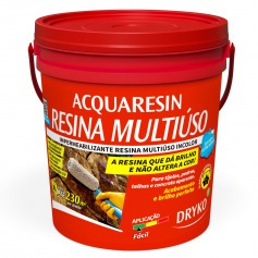 Impermeabilizante l�quido resina acr�lica multiuso 18L incolor - ACQUARESIN