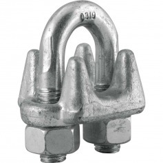 Clips para cabo de a�o 3/4 - 19,10 mm pesado