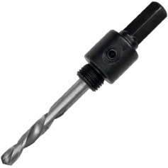 Suporte para serra copo de 14 a 30 mm com haste 3/8