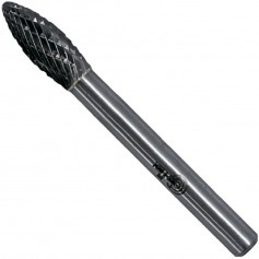 Lima rotativa endurecida em chama 12 x 32 mm haste 6 mm - 23.226