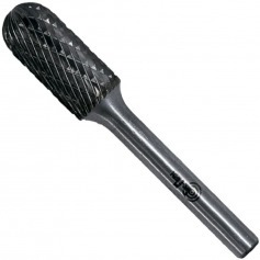 Lima rotativa endurecida cil�ndrica redonda 8 x 20 mm haste 6 mm - 23.206