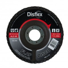 Disco de lixa flap-disc c�nico 4.1/2