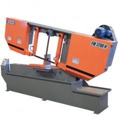 Serra fita horizontal 3 CV 610 mm com cabe�ote e morsa hidr�ulico trif�sica - FM-3700HM