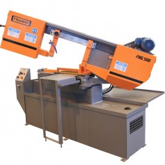 Serra fita horizontal 1,5 CV 250 mm com cabe�ote e morsa hidr�ulico trif�sica - FMG-500HM