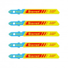 L�mina serra tico tico 51 mm bimetal para metal 5 pe�as BU232