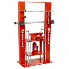 Desempenadora e alinhadora para rodas de motos aro 14