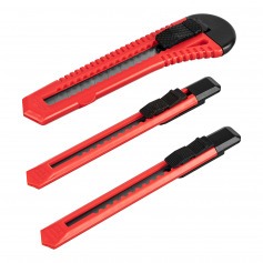 Jogo de estilete retr�til com 3 pe�as - 789859