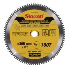 Disco de serra para alum�nio 305 mm x 30 mm com 100 dentes - CCS305-100DA