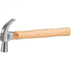 Martelo unha polido 23 mm com cabo de madeira